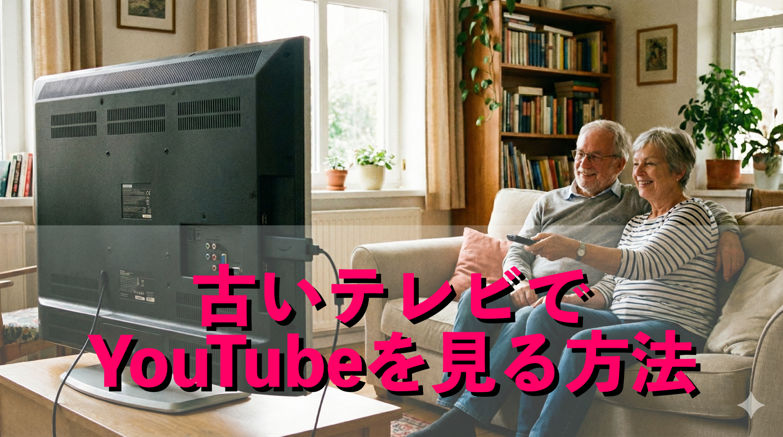 古いテレビでYouTubeを見る方法|最も簡単な接続手順とおすすめ機器を徹底解説